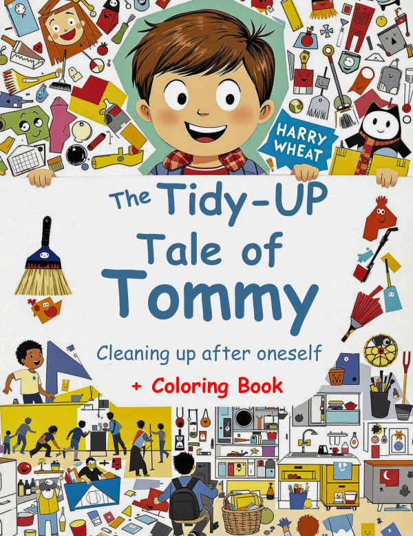 The Tidy-Up Tale of Tommy: Cleaning up after oneself + Coloring Book